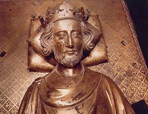 Henry III  King of England  reigned 1216-1272   posthumous bronze tomb ca. 1290   Location TBD